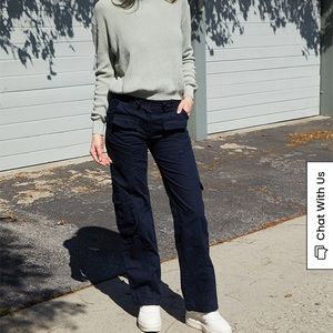 John Galt Kim Cargo Pants in Navy